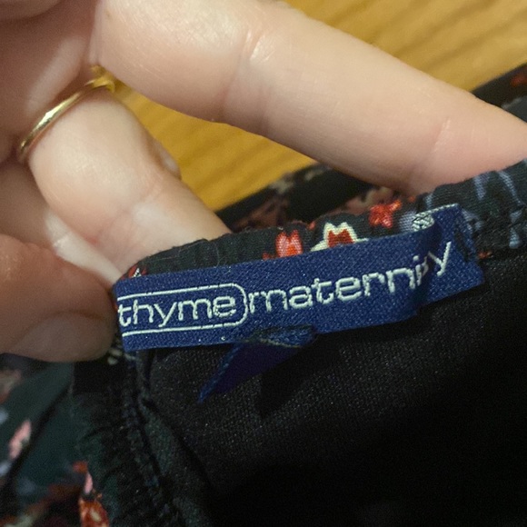 Thyme Maternity -Tie up Halter dress - Picture 5 of 5